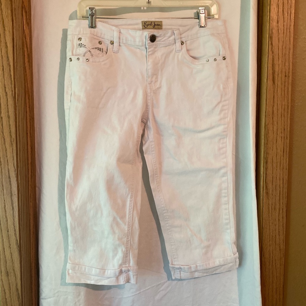 Denim capris
